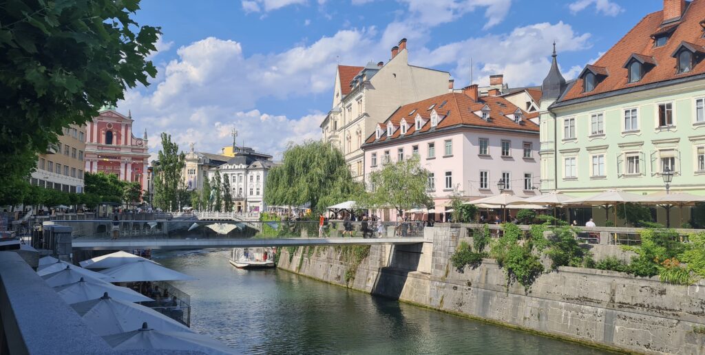 Lublana, bulwary i mosty
